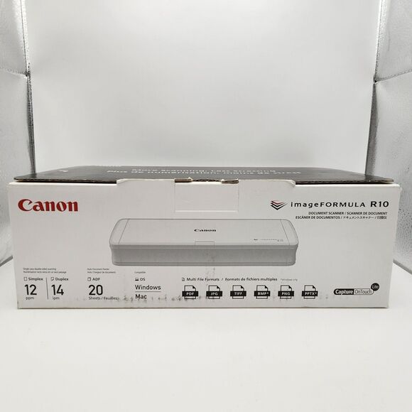 Canon imageFORMULA R10 Portable Document Scanner - Picture 1 of 5
